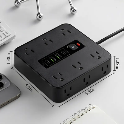 16-in-1 Power Strip with Surge Protection