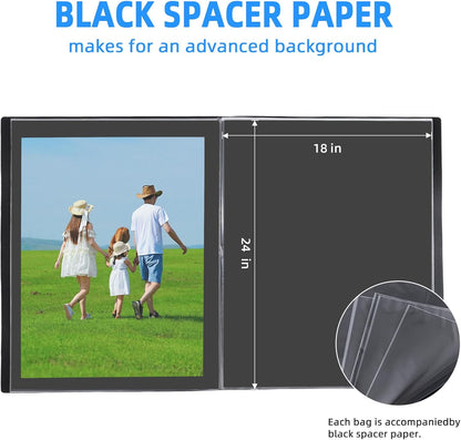 Heavy-Duty Art Portfolio Binder with Plastic Sleeves