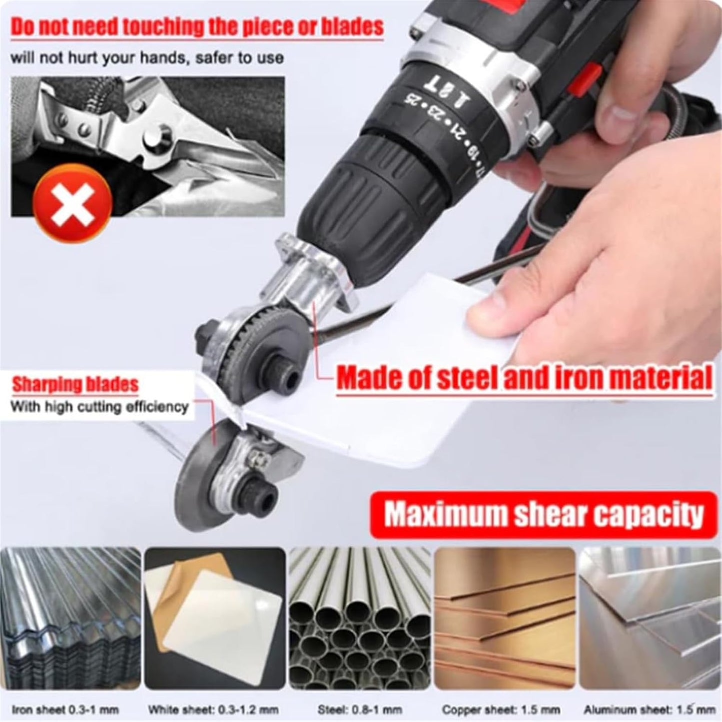 Metal Shear Drill Adapter