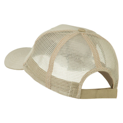Italy Flag Embroidered Patched Big Size Washed Mesh Cap