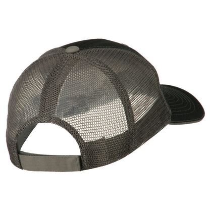 Italy Flag Embroidered Patched Big Size Washed Mesh Cap